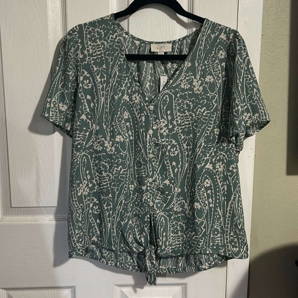 Tie Front Blouse